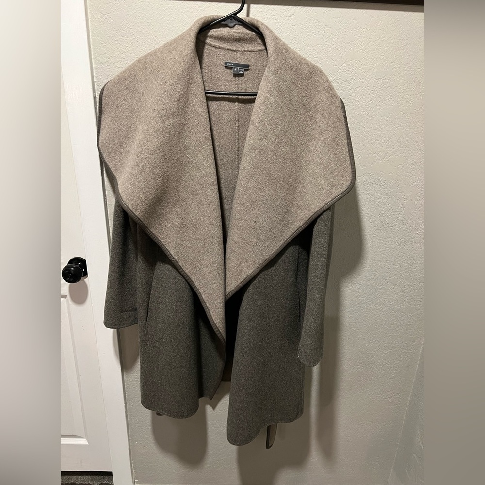Vince Wool Wrap Coat